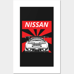 nissan gtr Posters and Art